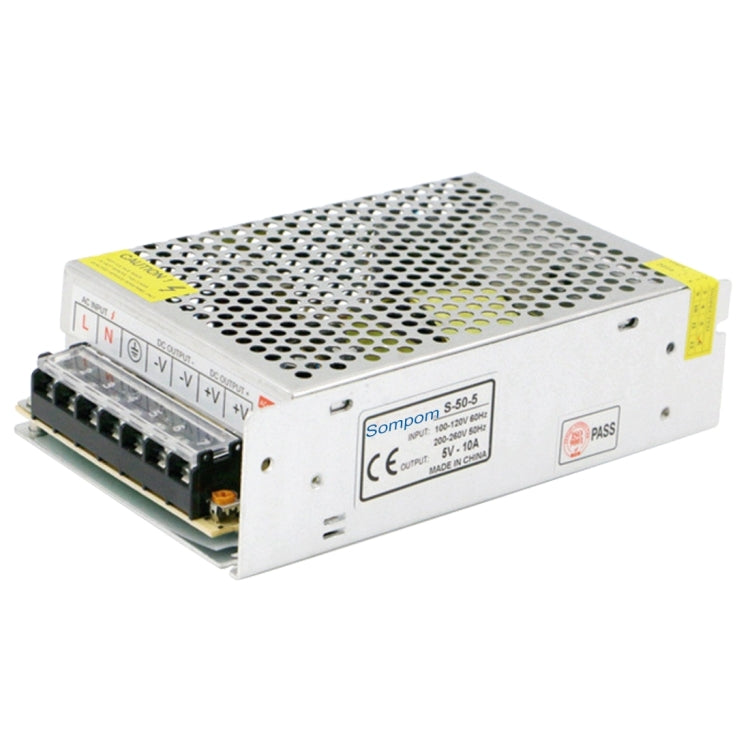 上普SOMPOM S-50-5 50W 5V 10A開關電源 LED显示屏電源 監控電源
