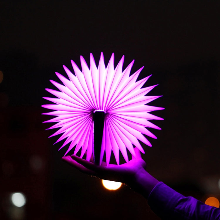 創意LED半圓書本燈七彩調光小夜燈 USB充電 帶遙控器