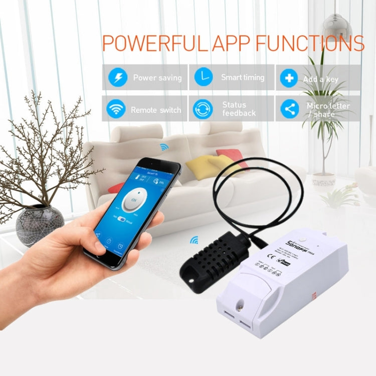 易微聯wifi智能家居溫控器APP遠程遙控開關Google home溫濕傳感器