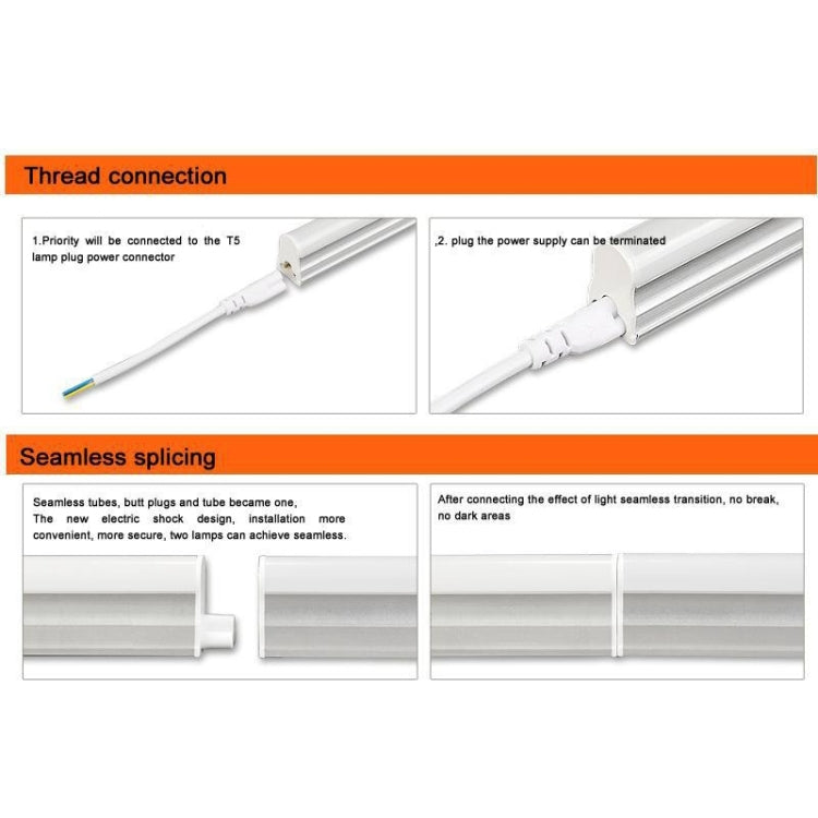 T5 4.8W 24LEDsLED植物生長補光燈大棚燈水族燈