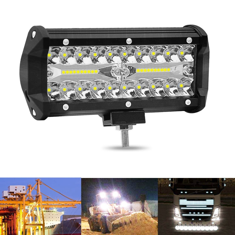 7寸30W  LED長條燈工作行駛改裝越野車燈車頂長條燈