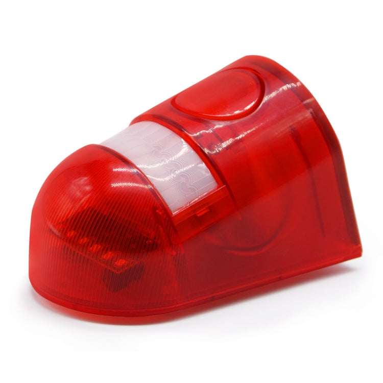 太陽能警報燈 防水110分貝聲光報警燈防盜報警器