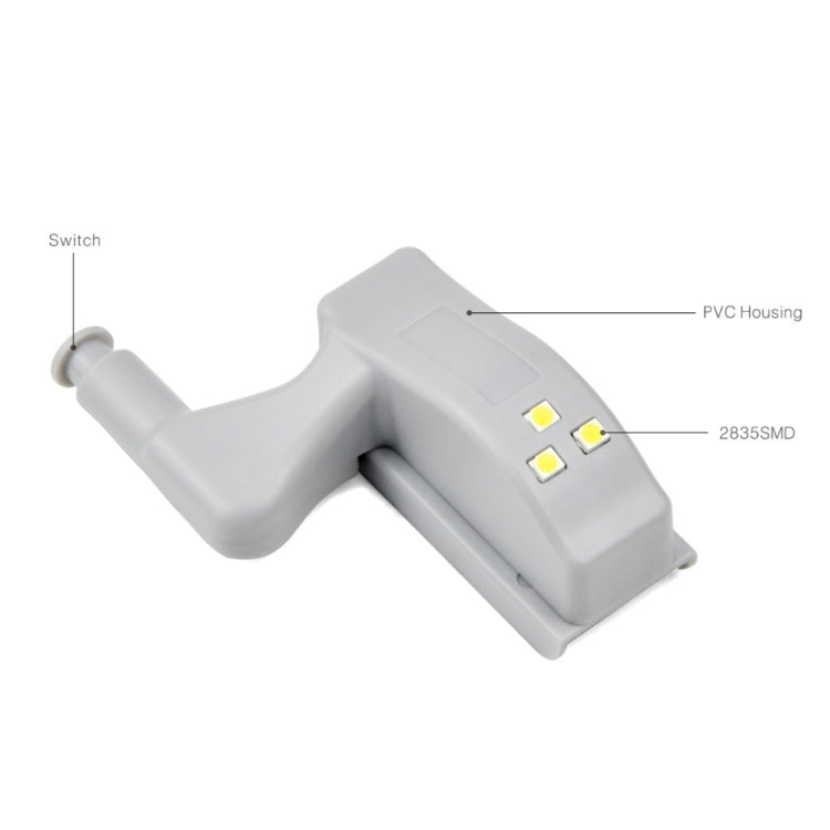 0.3W 通用LED鉸鏈傳感器燈 櫥櫃夜燈自動開/關燈泡