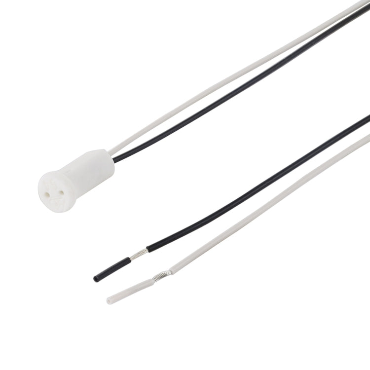 10個一賣 G4 LED水晶頭燈泡鹵素燈插座 線長：20cm