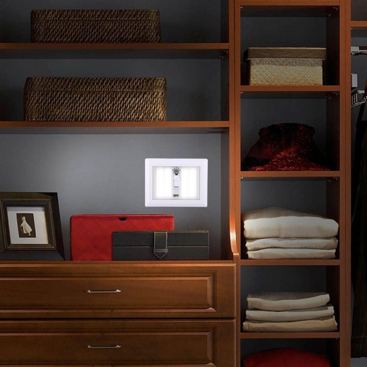 LED COB開關燈 壁燈 帶4個COB燈珠 白光