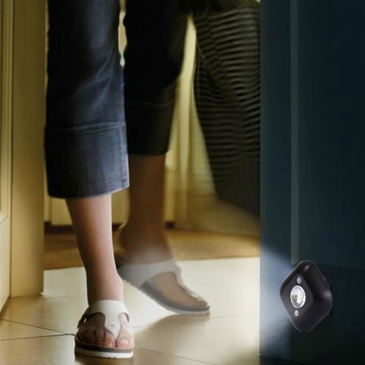 光控+人體感應壁燈/小夜燈/櫥櫃衣櫃感應燈 白光 感應距離：2-3米