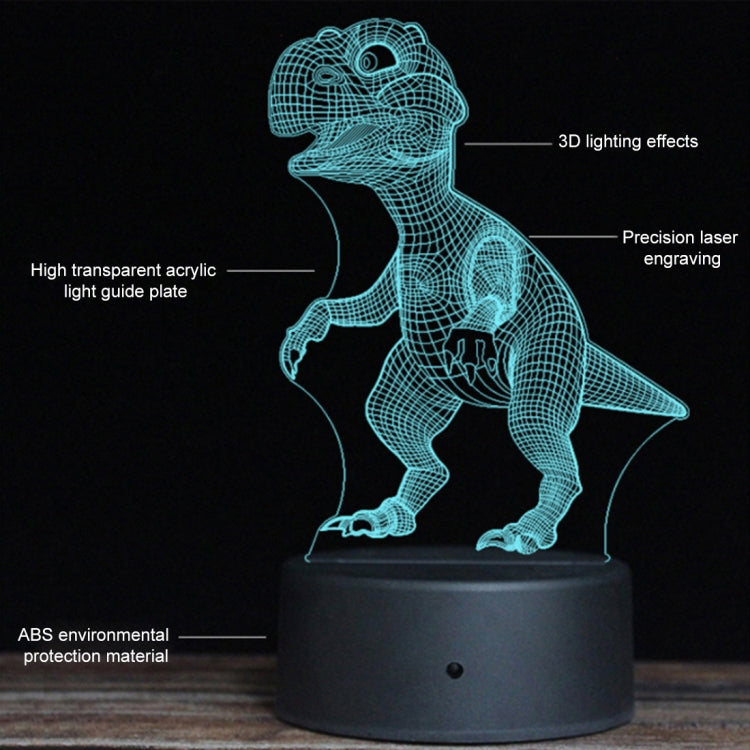 DC01 裂紋底座自行車創意3D七彩LED小夜燈裝飾燈, 遙控款
