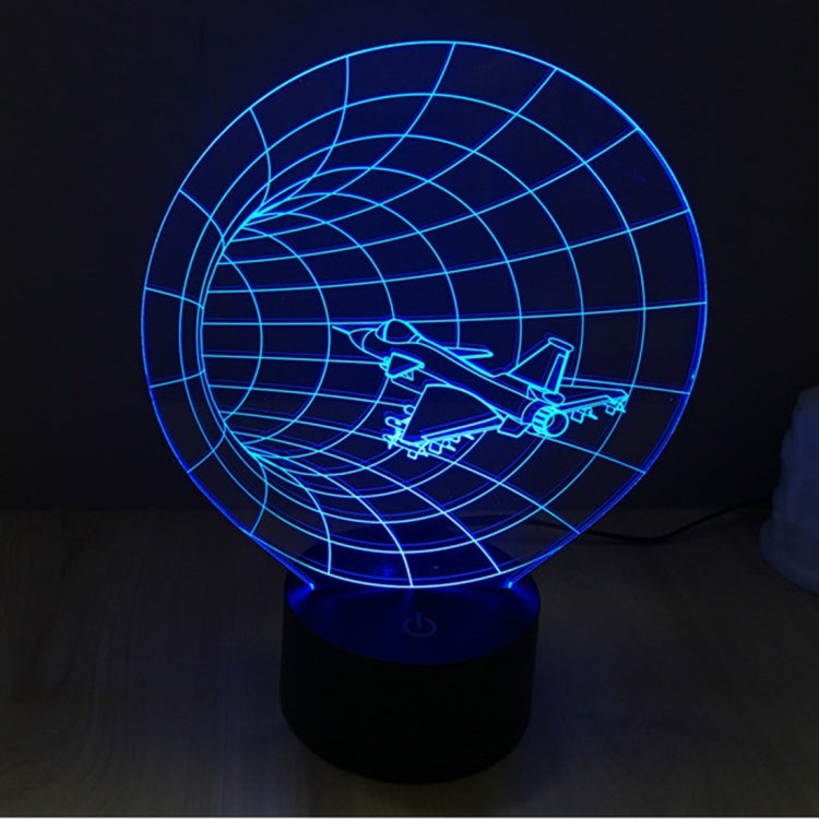 時光機3D燈 七彩漸變觸控三維立體燈/檯燈/小夜燈