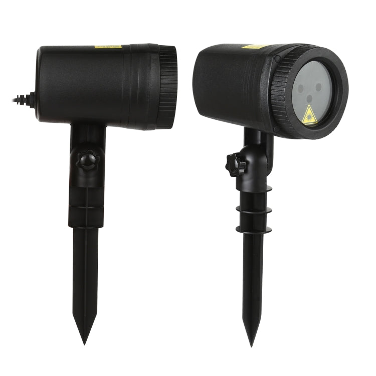 LED戶外庭院激光投影裝飾燈 IP44防水帶遙控，美規