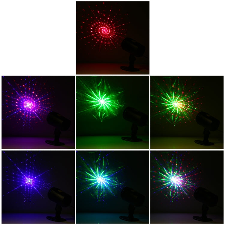LED戶外庭院激光投影裝飾燈 IP44防水帶遙控，美規
