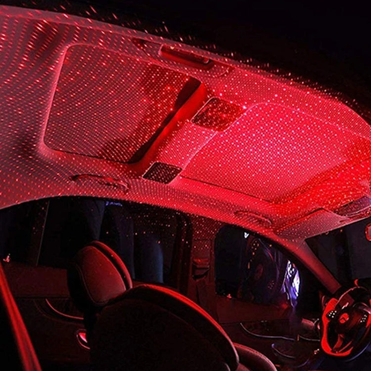 USB接口 家用車載可360度彎曲氣氛燈，燈光顏色：紅色