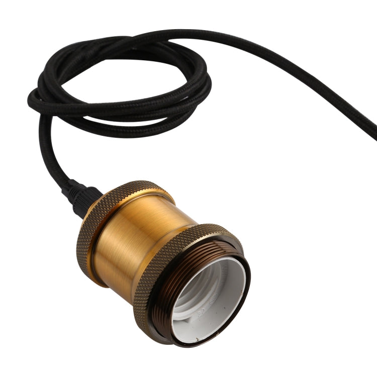 E27 編織線身轉接頭燈頭，線長：1m