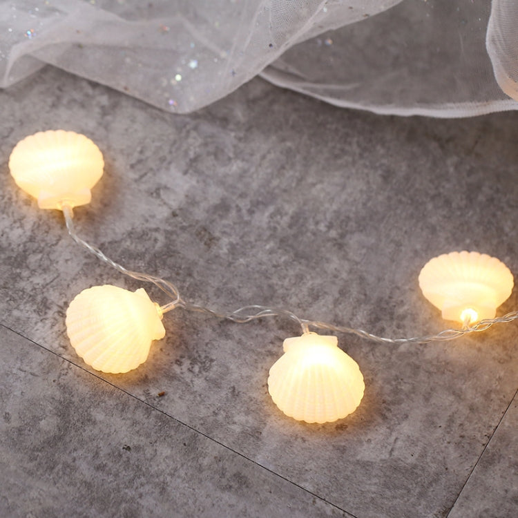 3米 20燈珠 USB 貝殼聖誕節節日裝飾燈串 室內布置燈串