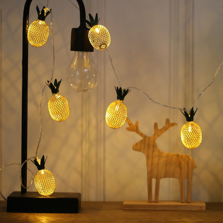 3米 20燈珠 USB 鐵藝菠蘿聖誕節節日裝飾燈串 室內布置燈串