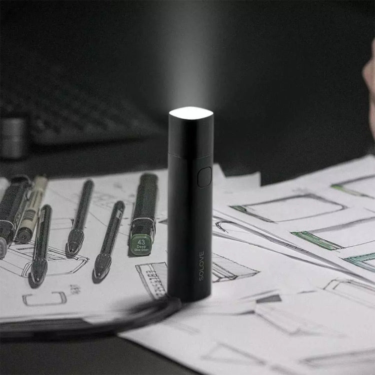 原裝小米 有品素樂 LED3000mAh隨身手電筒