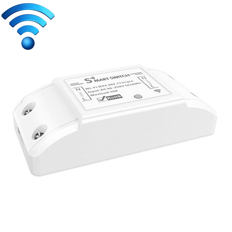 T10 10A 單路智能WiFi通斷器 開關改裝件 支持Alexa&Google Home語音控制 AC 90-250V