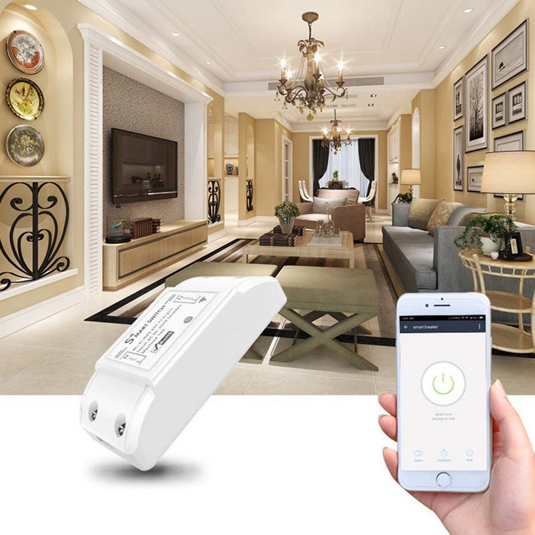 T10 10A 單路智能WiFi通斷器 開關改裝件 支持Alexa&Google Home語音控制 AC 90-250V