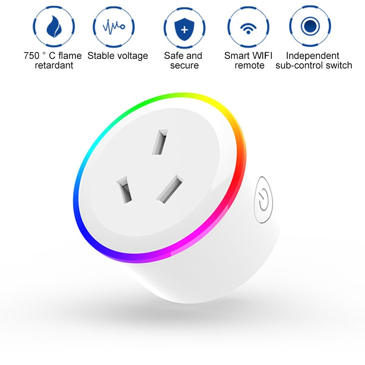 XS-A17 10A WiFi智能情景燈插座 AC 100-240V 支持Alexa&Google Home語音控制&IFTTT 澳規