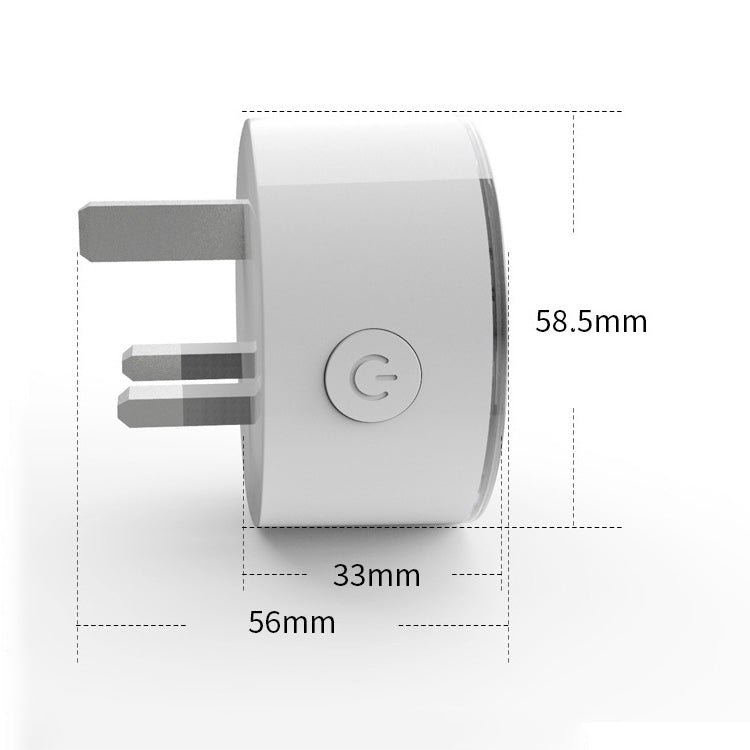 XS-SSC03 10A WiFi智能情景燈插座 支持Alexa&Google Home語音控制 英規 AC 220-240V