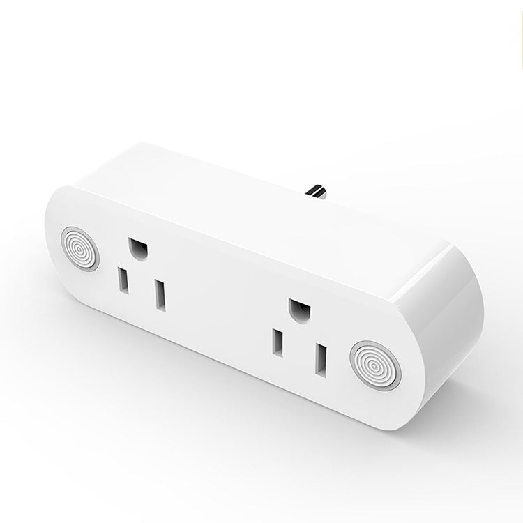 XS-A23 15A WiFi一拖二雙插智能插座 支持Alexa&Google Home語音控制&IFTTT AC 100-240V 美規