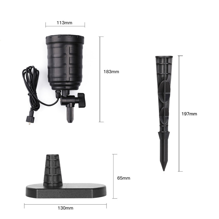 Blinblin CPF-LED 9W RGB IP65防水戶外草坪燈 水紋效果投光燈帶遙控器