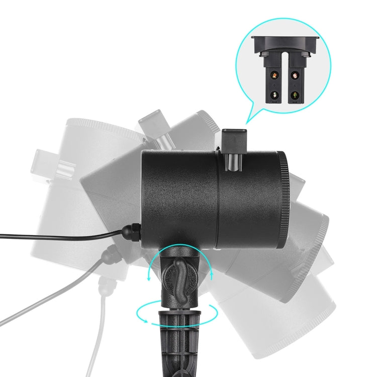 Blinblin CPF-LM401 4W ABS殼IP65防水戶外草坪燈 八組圖案 白光