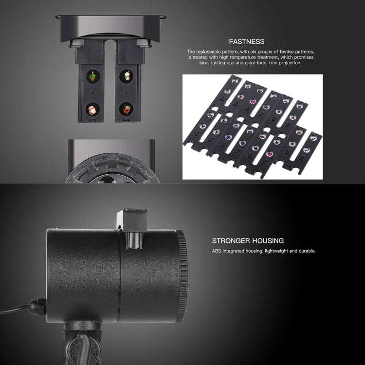 Blinblin CPF-LM401 4W ABS殼IP65防水戶外草坪燈 八組圖案 白光