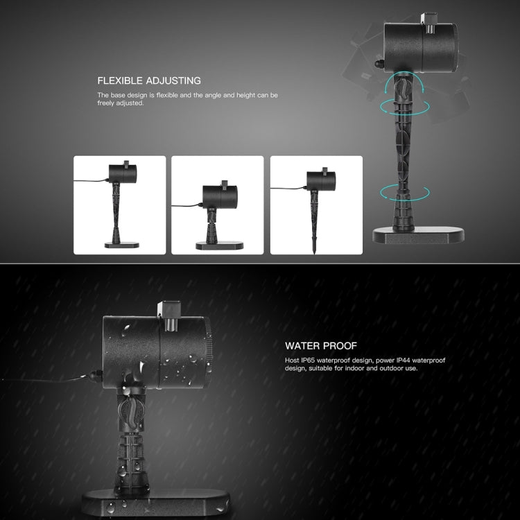 Blinblin CPF-LM401 4W ABS殼IP65防水戶外草坪燈 八組圖案 白光