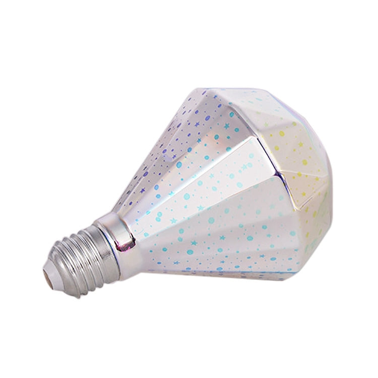 95平鑽 E27 4W 3D煙花燈 48顆SMD2835燈珠 IP65防水 暖白光 AC 85-265V