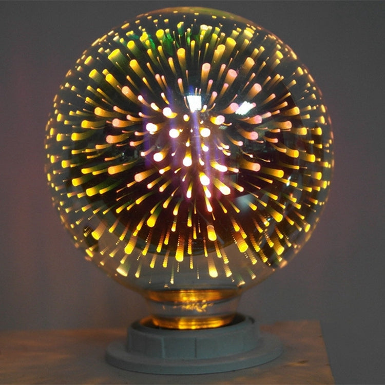 G80 E27 4W 3D煙花燈 48顆SMD2835燈珠 IP65防水 暖白光 AC 85-265V