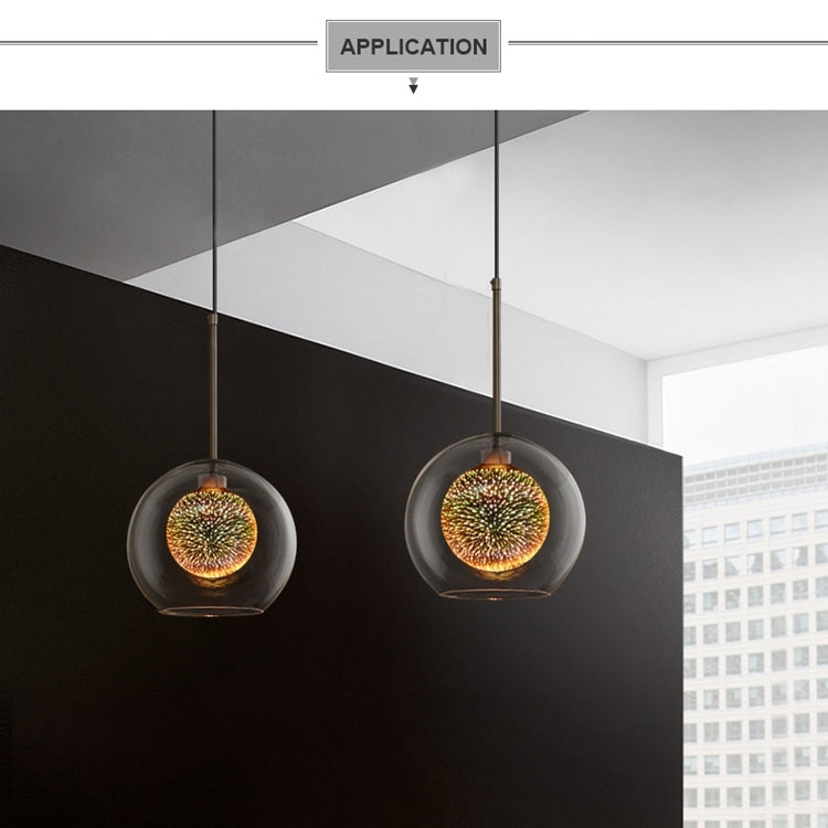 G80 E27 4W 3D煙花燈 48顆SMD2835燈珠 IP65防水 暖白光 AC 85-265V