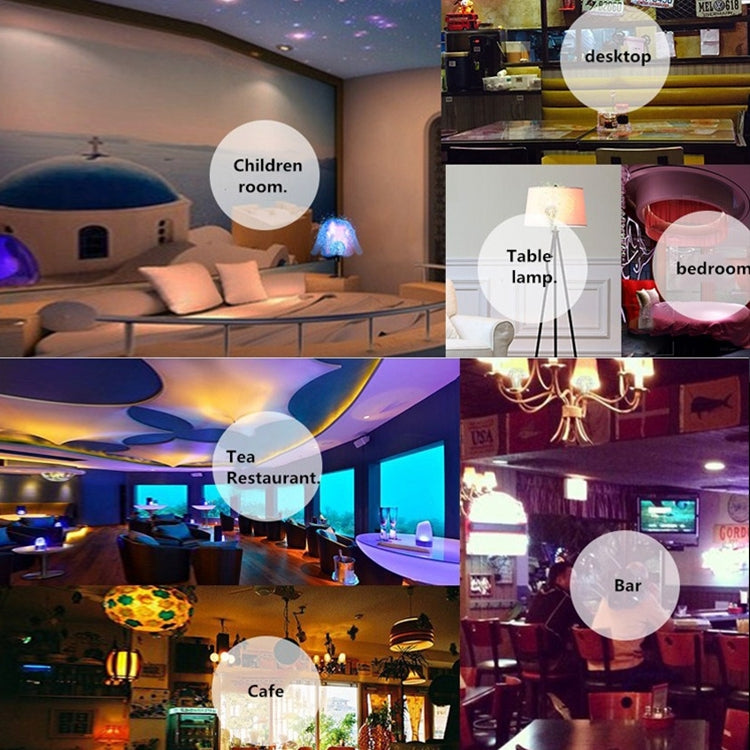 G80 E27 4W 3D煙花燈 48顆SMD2835燈珠 IP65防水 暖白光 AC 85-265V