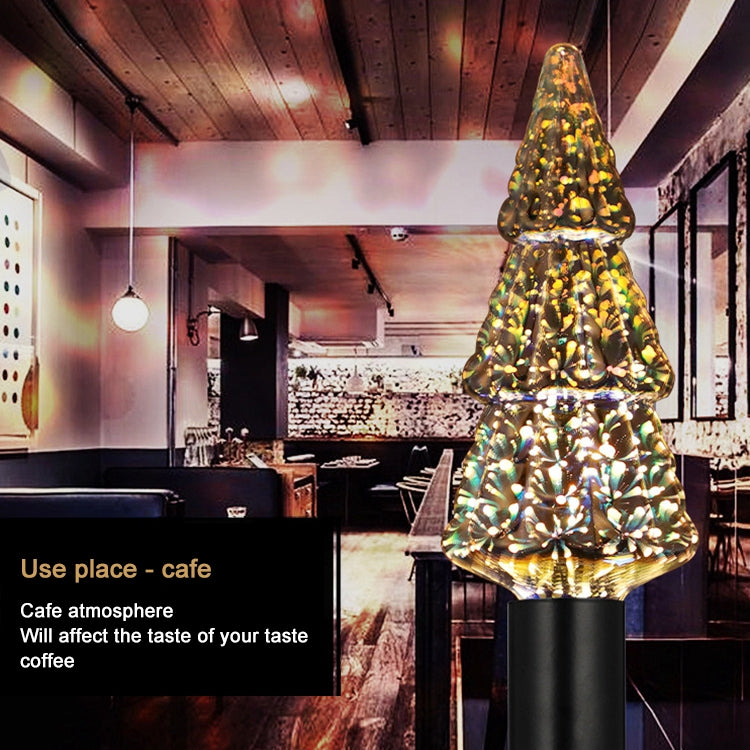 聖誕樹 E27 4W 3D煙花燈 48顆SMD2835燈珠 IP65防水 暖白光 AC 85-265V