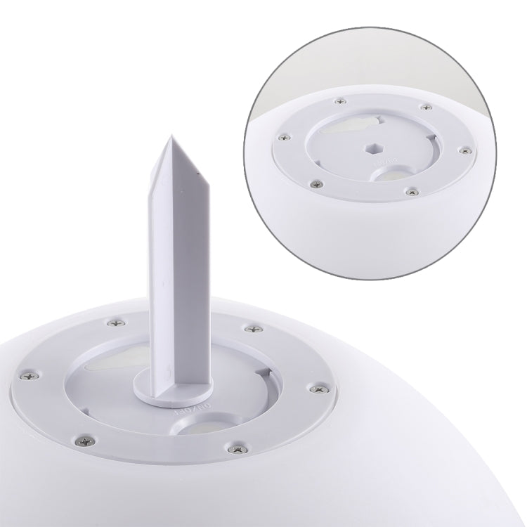 LEH-42321-40cm  圓球形造型七彩浮燈庭院燈帶0.7W太陽能面板40cm直徑帶遙控