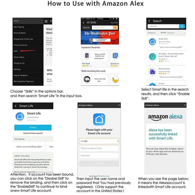 JH-G05 7W E27 RGB+6000K WiFi智能燈泡 支持Alexa&Google Home語音控制 AC 175-255V