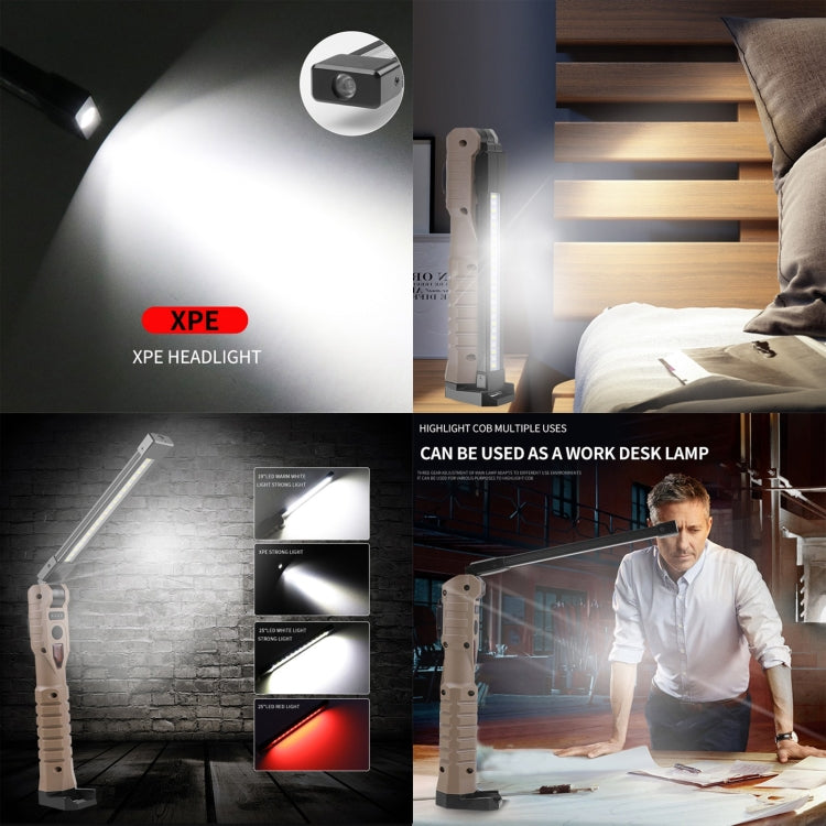 FA-WK06 多功能可充電摺疊式工作應急燈帶充電寶功能