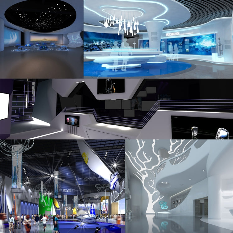 WiFi 全息3D風扇型LED廣告機 不帶外殼 512x512像素