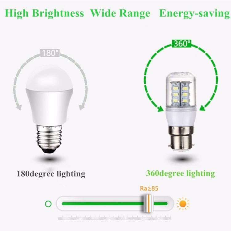 B22 2.5W 24 LEDs SMD 5730 玉米燈 AC 12-24V