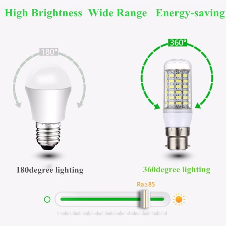 B22 5.5W 69 LEDs SMD 5730 玉米燈 AC 110-130V