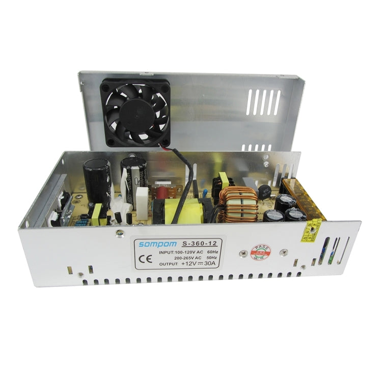 上普SOMPOM S-360-12 360W 12V 30A鐵殼電源 LED燈條電源 監控電源