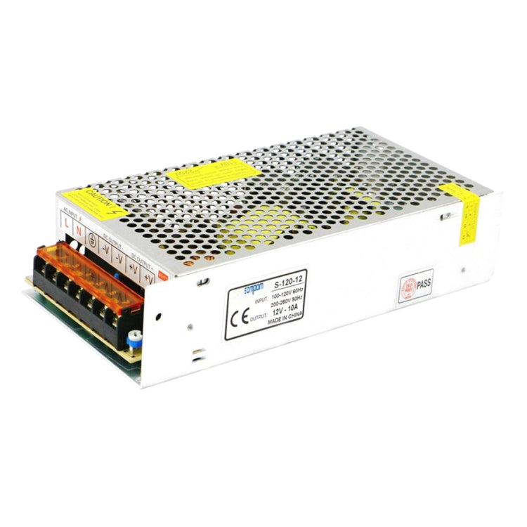 上普SOMPOM S-120-12 120W 12V 10A鐵殼電源 LED燈條電源 監控電源