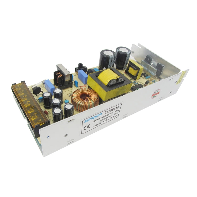 上普SOMPOM S-120-12 120W 12V 10A鐵殼電源 LED燈條電源 監控電源