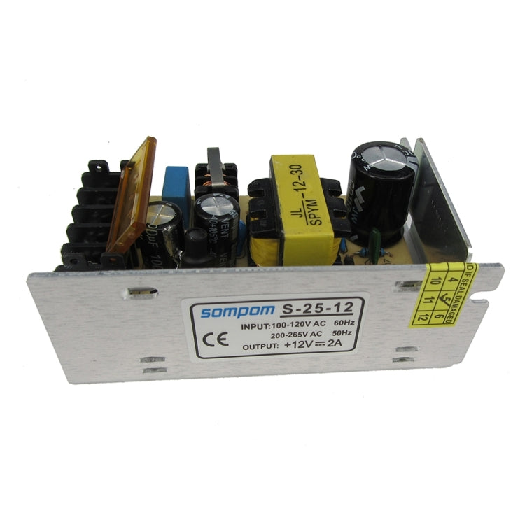 上普SOMPOM S-24-12 24W 12V 2A鐵殼電源 LED燈條電源 監控電源