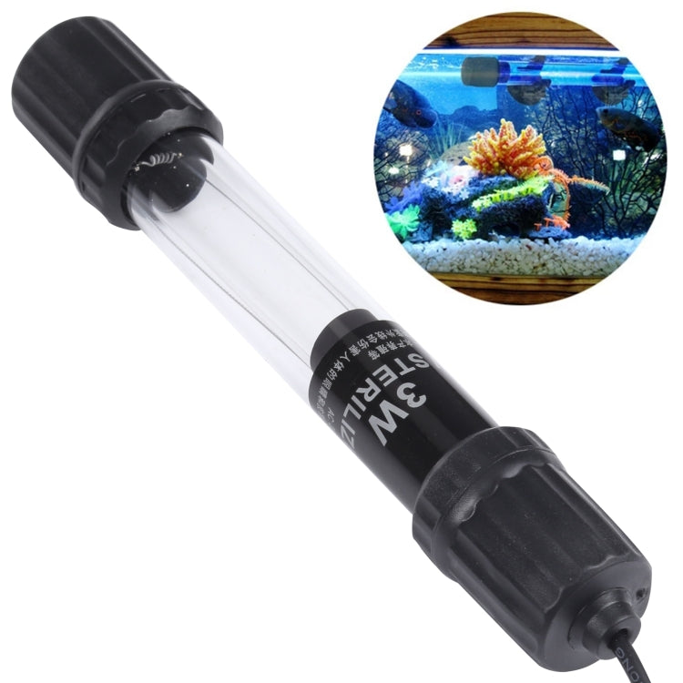 UV-003 3W UV紫外線殺菌燈 除藻消毒魚缸燈, 歐規