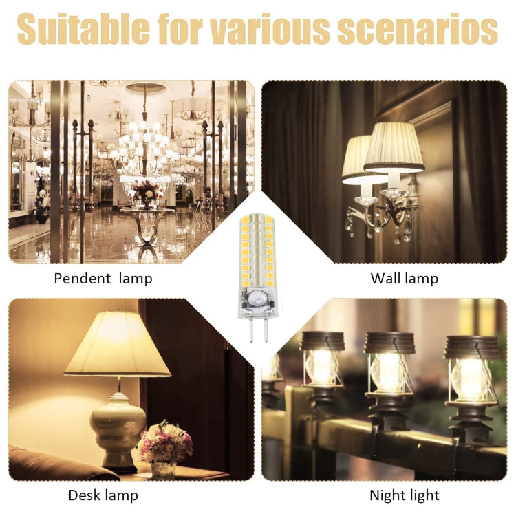 GY6.35 72 LEDs 2835 SMD 玉米燈, AC/DC 12V