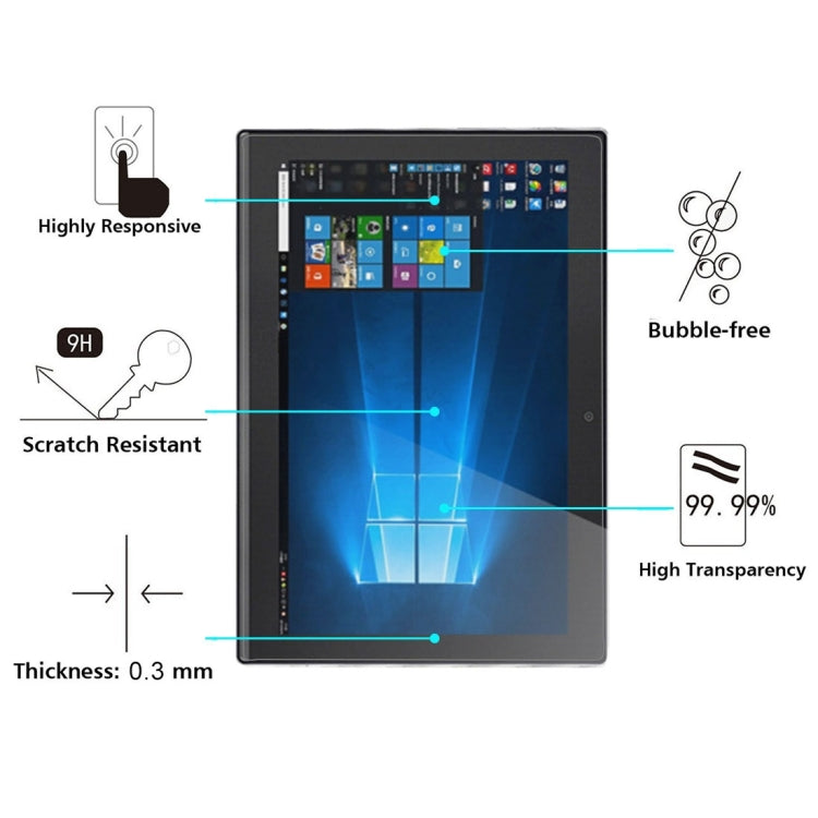 Lenovo MIIX 310 0.3mm 9H 鋼化玻璃保護膜 75個一裝