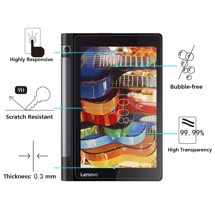 Lenovo YOGA Tab 3 10 inch / YT3-X50F 0.3mm 9H 鋼化玻璃保護膜