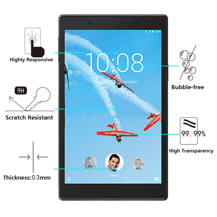 75個一裝 適用於Lenovo TAB4 10 / TB-X304 0.3mm 9H 鋼化玻璃保護膜