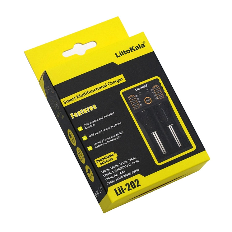 LiitoKala lii-202 USB輸出智能電池充電器