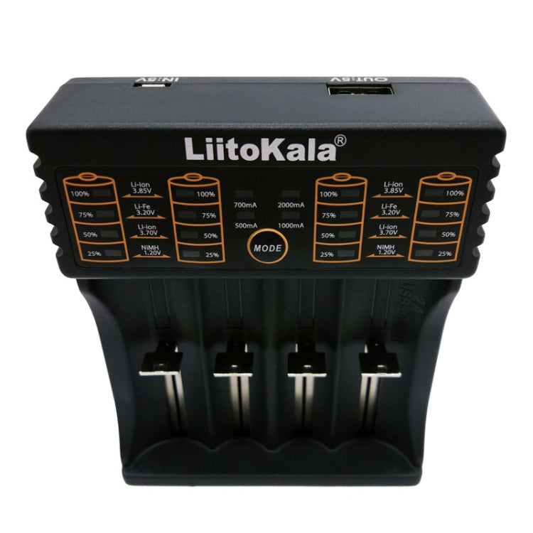 LiitoKala lii-402 鋰電池4槽充電器